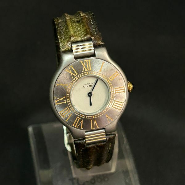 FEc136D06 クオーツ Cartier カルティエ マスト21 QZ レディース 腕時計 SWISS