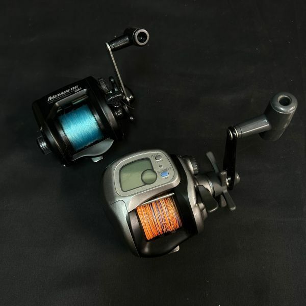 DEc156D06 手動リール ダイワリール Daiwa 400DX TANASENSOR-S MEMBERS 600 2点 まとめ