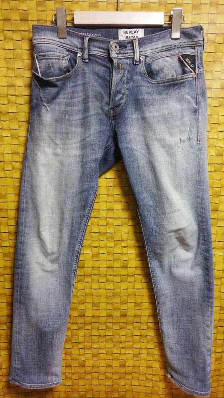 ★ replay リプレイ ★ hypetselvedge gerfed　伊勢丹別注 ★ デニム 28インチ ブルー FK