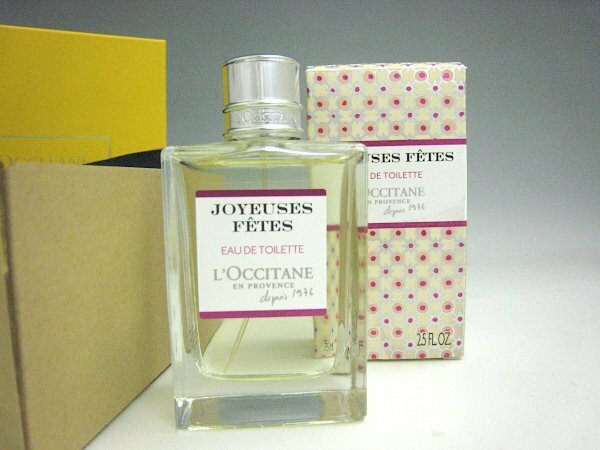 ★未使用★ロクシタン ジョイフェット オードトワレ 75ml 香水L'OCCITANE JOYEUSES FETES★