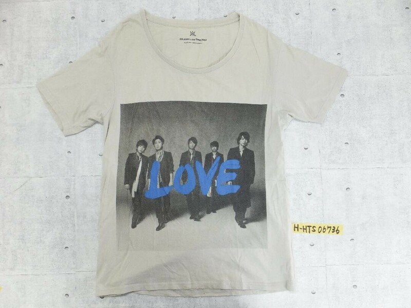 嵐 ARASHI ライブツアー 2013 LOVE フォトプリント Tシャツ