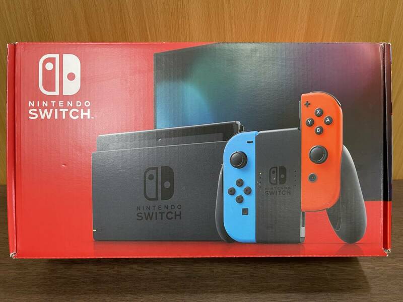 25) Nintendo Switch ニンテンドースイッチ Joy-Con (L) ネオンブルー / (R) ネオンレッド 【内袋欠品】
