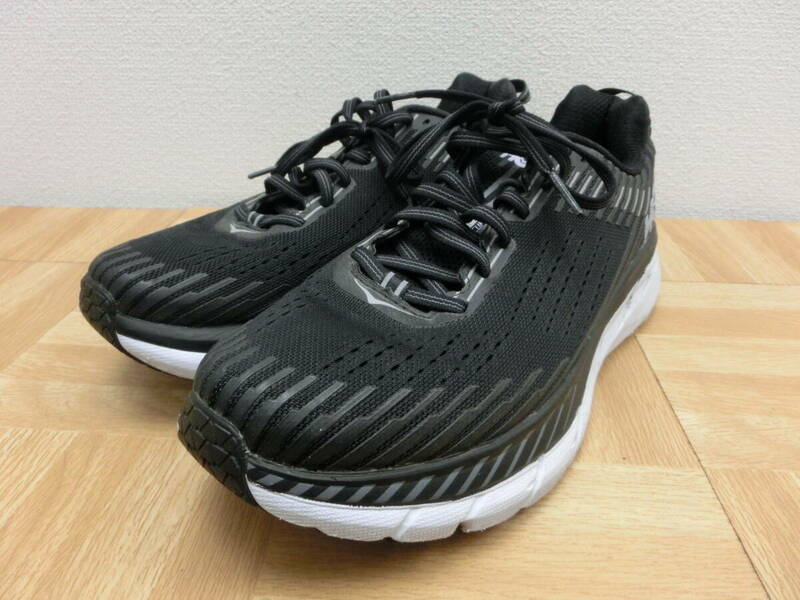 my/452556/2406/ホカオネオネ HOKA ONE ONE ローカットスニーカー M CLIFTON 5/ブラック/サイズ25.5ｃｍ