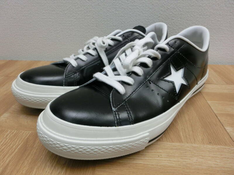 my/441598/2406/コンバース CONVERSE ONE STAR レザー ローカットスニーカー MADE IN JAPAN/ブラック/サイズ28.0ｃｍ