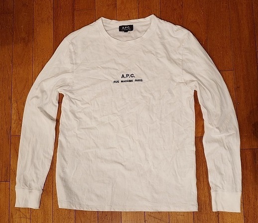 A.P.C.(アーペーセー) 　Petite Rue Madame ロンTシャツ レディース JAPAN　XS