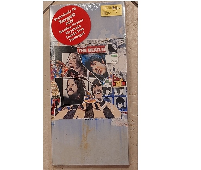 新品シールド　USA BEATLES ANTHOLOGY3 　キーチェーン付き　レア　ロングボックス　LONGBOX！