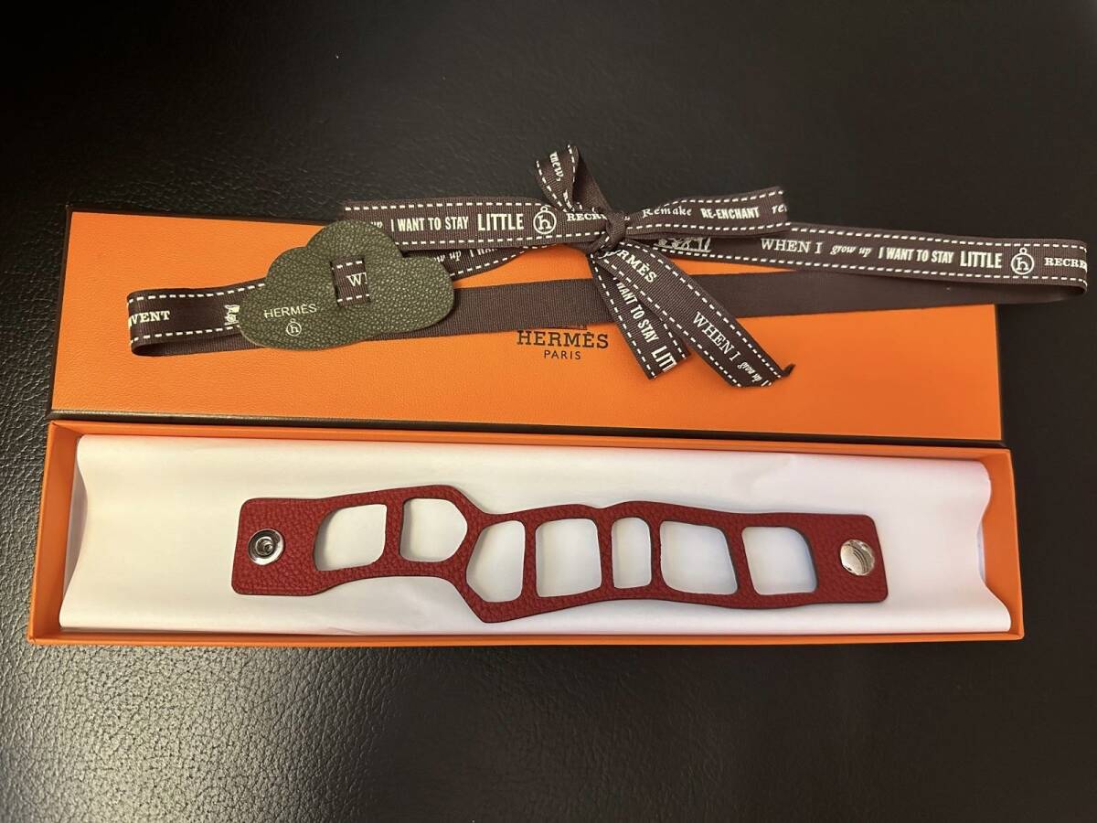 新品未使用 HERMES エルメス プティアッシュ petit h ブレスレット②
