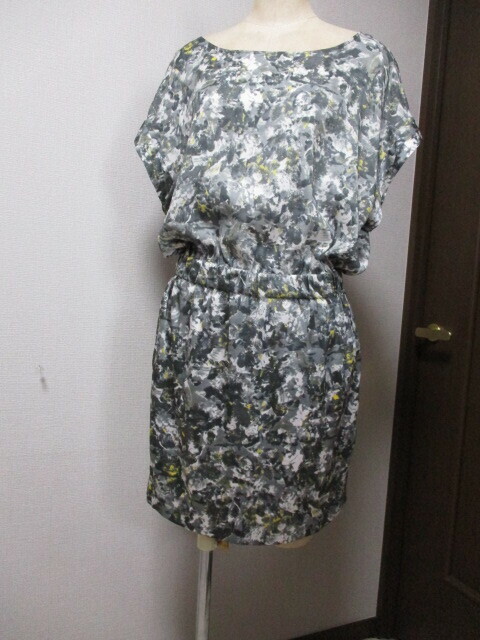 Merceria　Dress　terisr（ワールド）グレー系★ウエストゴム～ワンピース