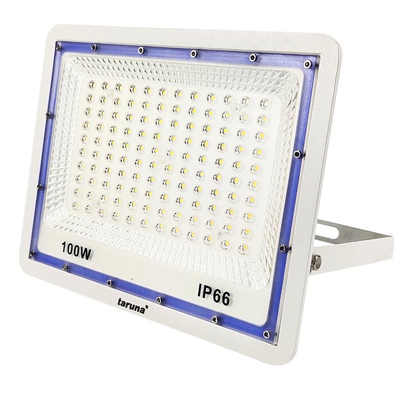 【即納】10個セット 極薄型 投光器 led 100w 1000w相当 昼光色 6500K 12000LM IP66 led作業灯 3mコード 角度調整可能 看板灯 送料無料