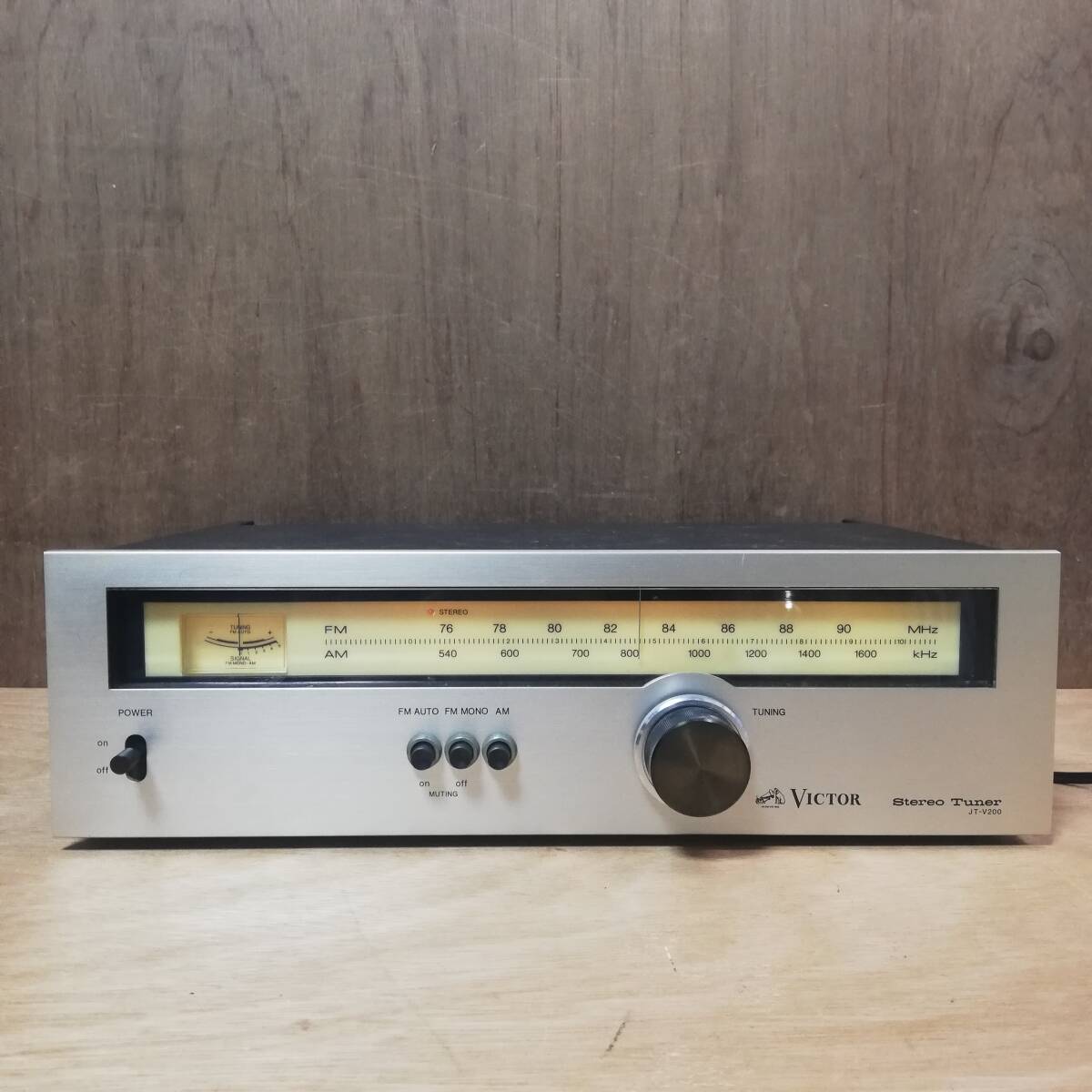 70's VICTOR ビクター ラジオ チューナー STEREO TUNER JT-V200