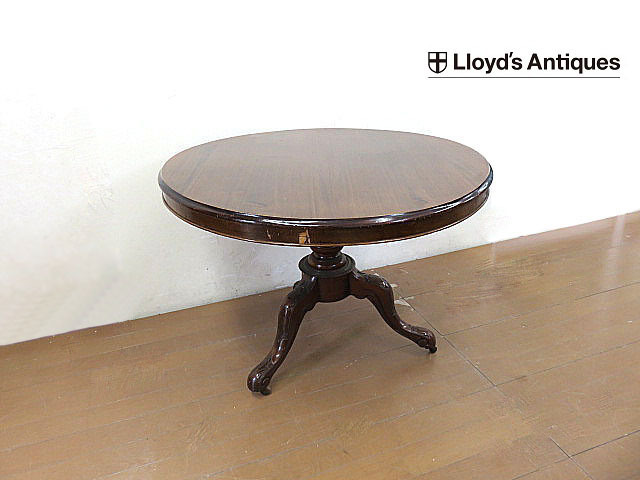 Lloyd's Antiques/ロイズアンティークス 英国アンティークサイドテーブル　キャスター脚　ダイニングテーブル