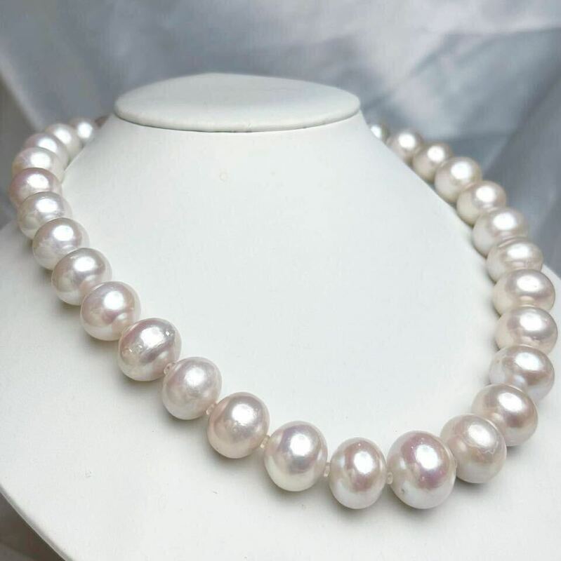 南洋真珠ネックレス16mm 天然パールネックレス42cm necklace jewelry Pearl 