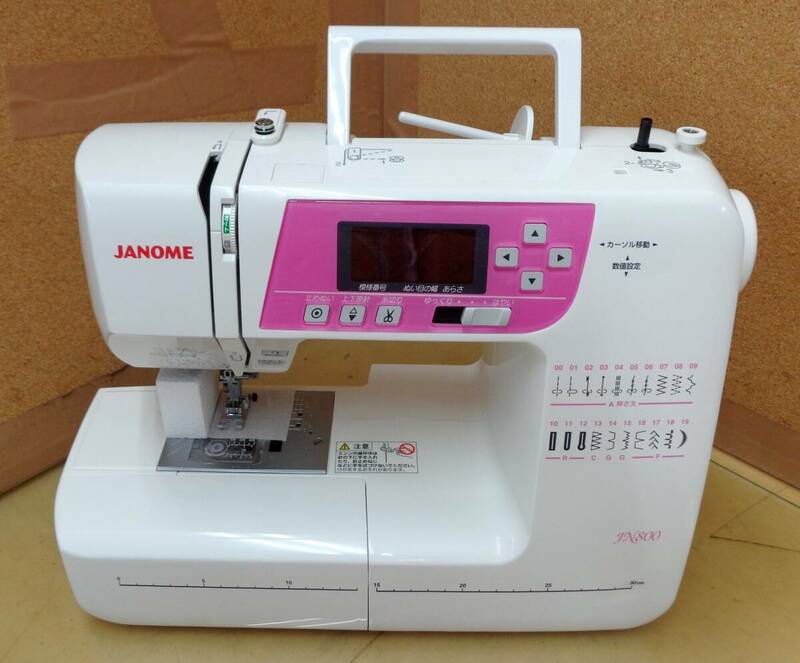 Y25★JANOME ジャノメ JN800 コンピューターミシン Model 808型★未使用