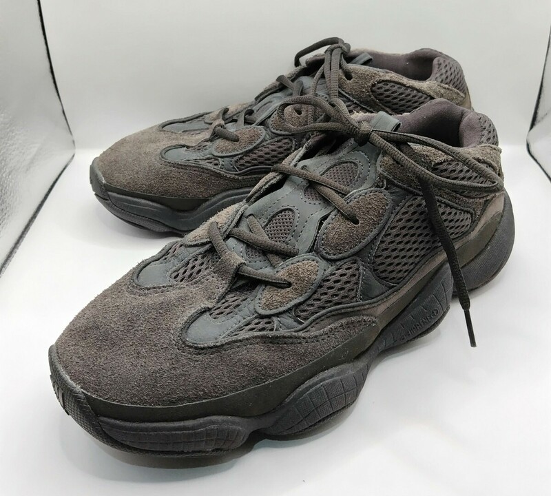 【美品】adidas アディダス F36640 YEEZY 500 UTILITY BLACK イージー500 ユーティリティ ブラック 27cm メンズ イージーブースト