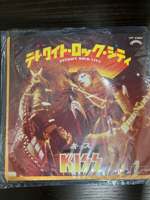 ★中古シングルレコード　キッス KISS　デトロイト・ロック・シティ