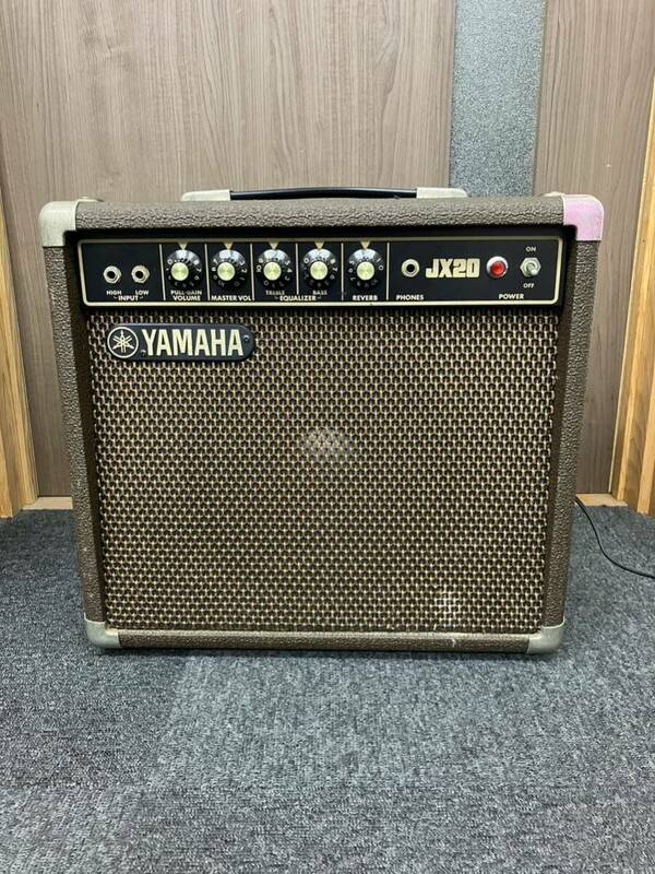 Y-1284【検索: YAMAHA ヤマハ ギターアンプ AMPLIFIER MODEL JX20 音響機器 通電確認済みジャンク品扱い　中古品】