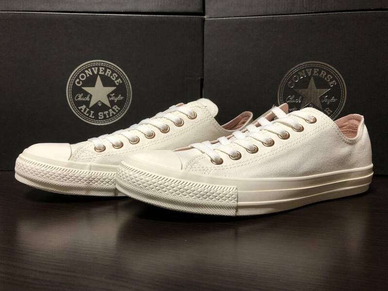 コンバース オールスター アイレット PT OX CONVERSE ALL STAR EYELET-PT OX 27.0cm WHITE/PINK