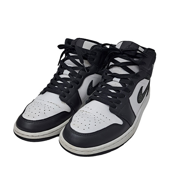 NIKE/ナイキ AIR JORDAN 1 MID SE　エアジョーダン1　スニーカー FB9911-001 ホワイト×ブラック サイズ：27cm 8047000096994