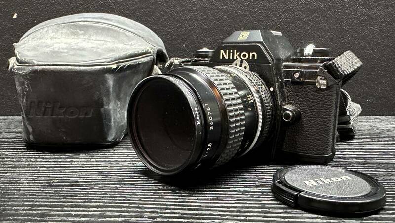 Nikon EM ブラック / Micro-NIKKOR 55mm 1:1.8 ニコン フィルムカメラ #2415