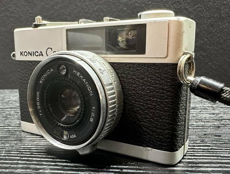 KONICA C35 E&L / HEXANON 1:2.8 f=38mm コニカ コンパクト フィルムカメラ #2432
