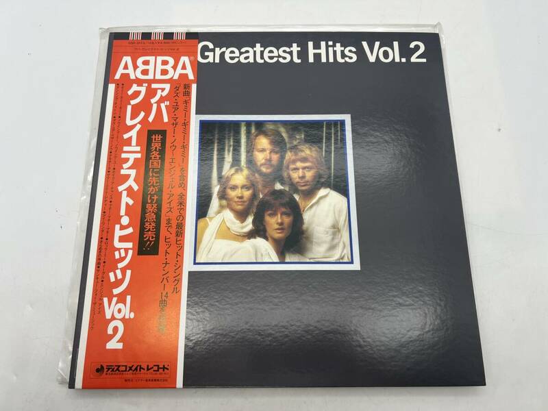 ◎9523.2　ABBA アバ Greatest Hits Vol.2 グレイテスト・ヒッツ 2 DSP-5113 帯あり LP盤
