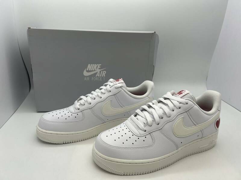 7 ◎9565 DD7117-100 27cm　NIKE AIR FORCE 1 VALENTINE'S DAY（2021） ホワイト ナイキ エアフォース1 バレンタイン