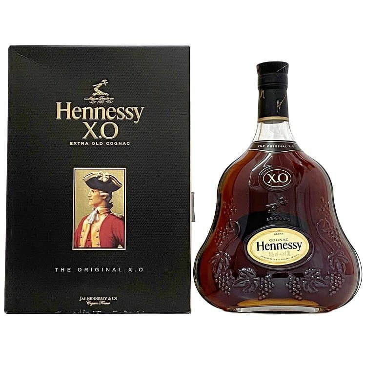 ヘネシー XO ec-20402 Hennessy XO EXTRA OLD COGNAC 黒キャップ クリアボトル