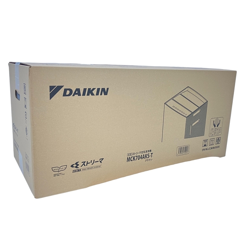 【動作保証】DAIKIN MCK704AKS-T 空気清浄機 加湿機能付 31畳 ブラウン ダイキン 家電 未使用 C8931949