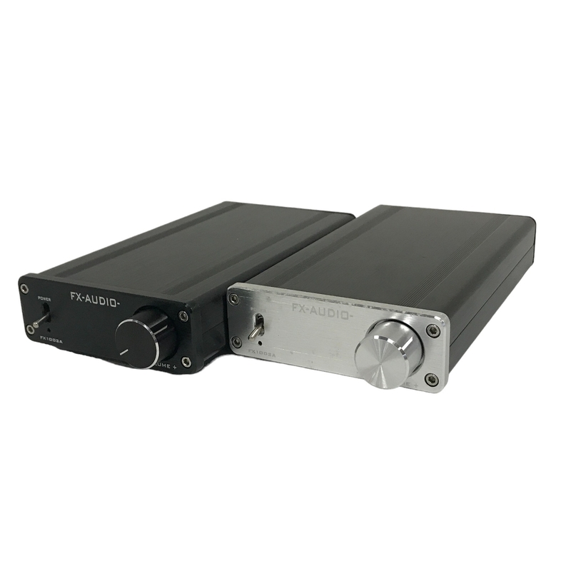 FX-AUDIO- FX1002A 2点セット デジタルパワーアンプ 音響 ジャンク F8950412