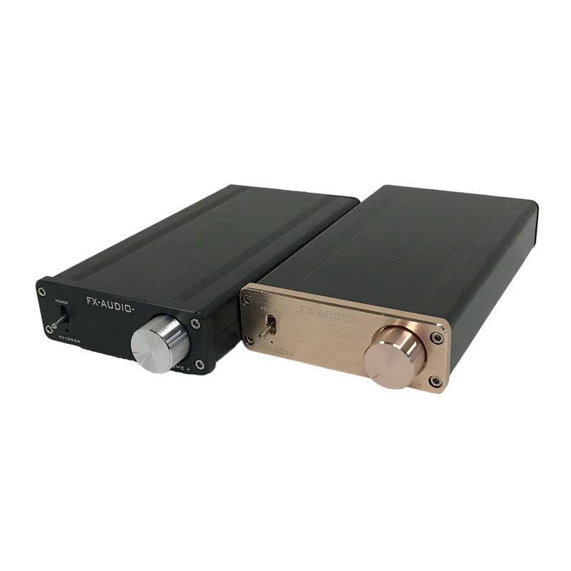 FX-AUDIO- FX1002J FX1002A デジタルパワーアンプ 2点セット 音響 ジャンク F8950411