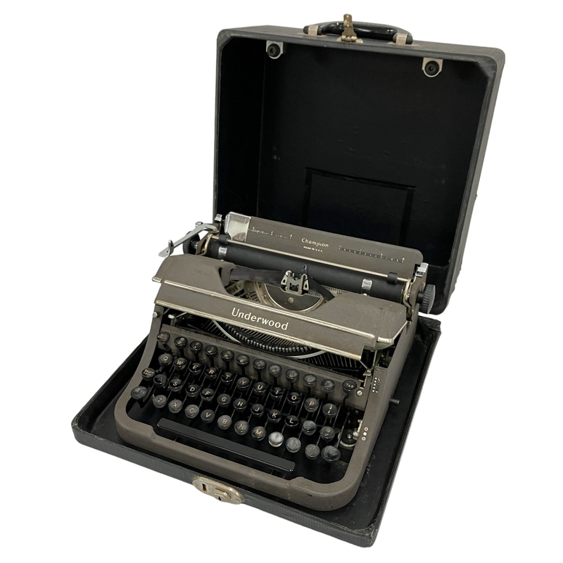 UNDERWOOD CHAMPION タイプライター アンティーク ジャンク T8952644