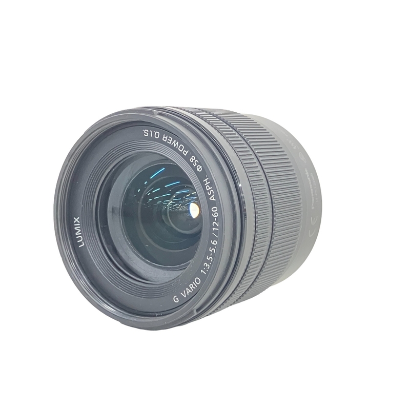 【動作保証】Panasonic パナソニック H-FS12060 LUMIX G VARIO 1:3.5-5.6 12-60 ASPH. POWER O.I.S カメラ レンズ 中古 K8973781