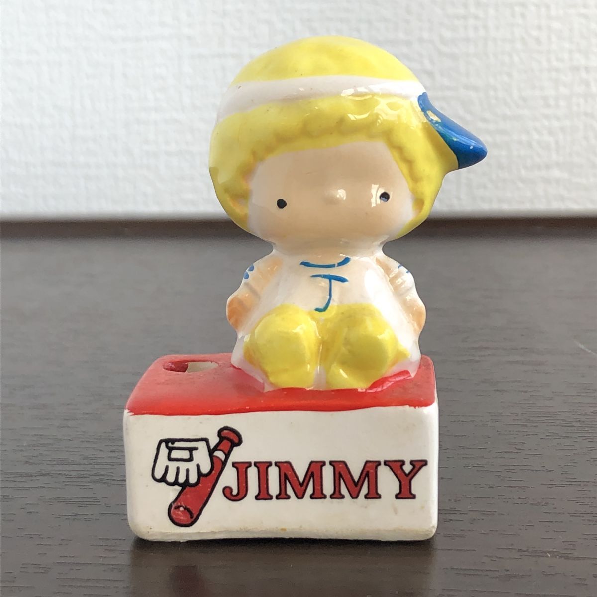 サンリオ ジミー 鉛筆削り 陶器 レトロ 1975年 当時物 /45-3-3