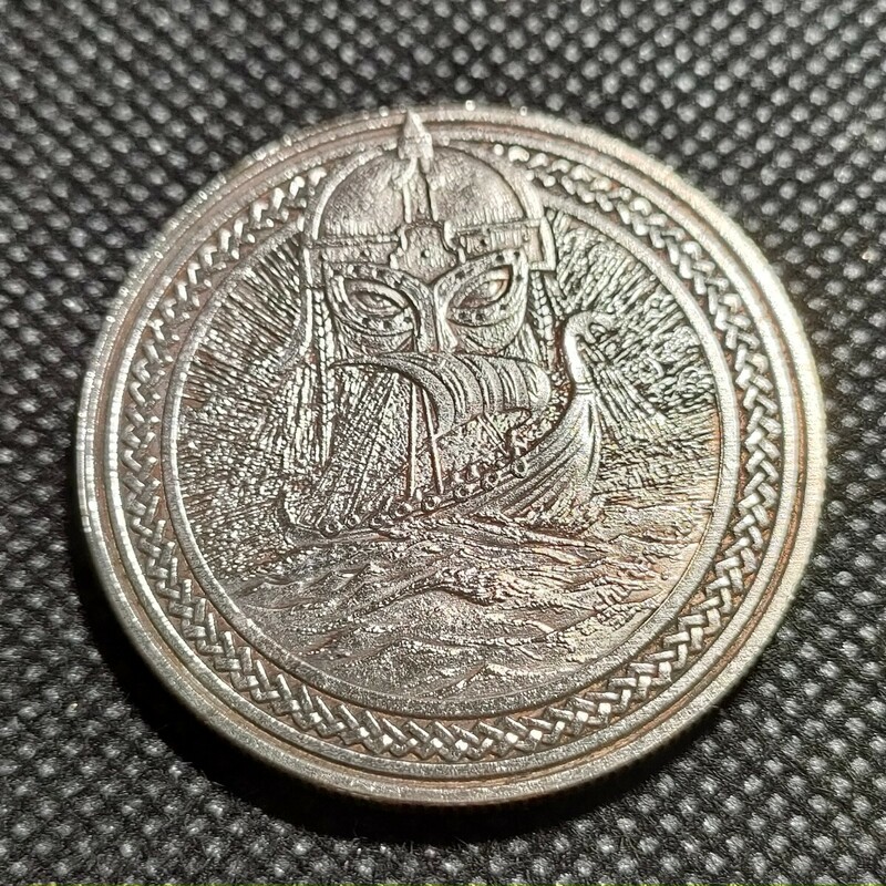 9916　アメリカ古銭　約38mm　イーグル　チャレンジコイン　コイン　アンティーク