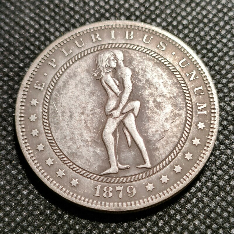 1632　アメリカ古銭　約38mm イーグル　チャレンジコイン　コイン　アンティーク