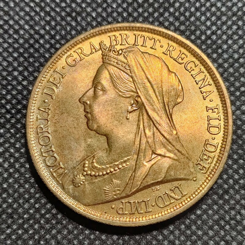 2720　イギリス古銭　ヴィクトリア　約39mm　鍍金金貨　海外コイン　アンティークコレクション