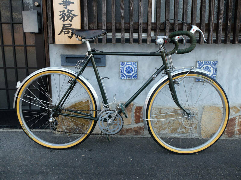 70’ｓ大阪　城東輪業ワンダーフォーゲル　ランドナー/ハンドメイド/タイヤ新品/そこそこの美車です/Mafac/HURET Allvit/Maxyルネパターン