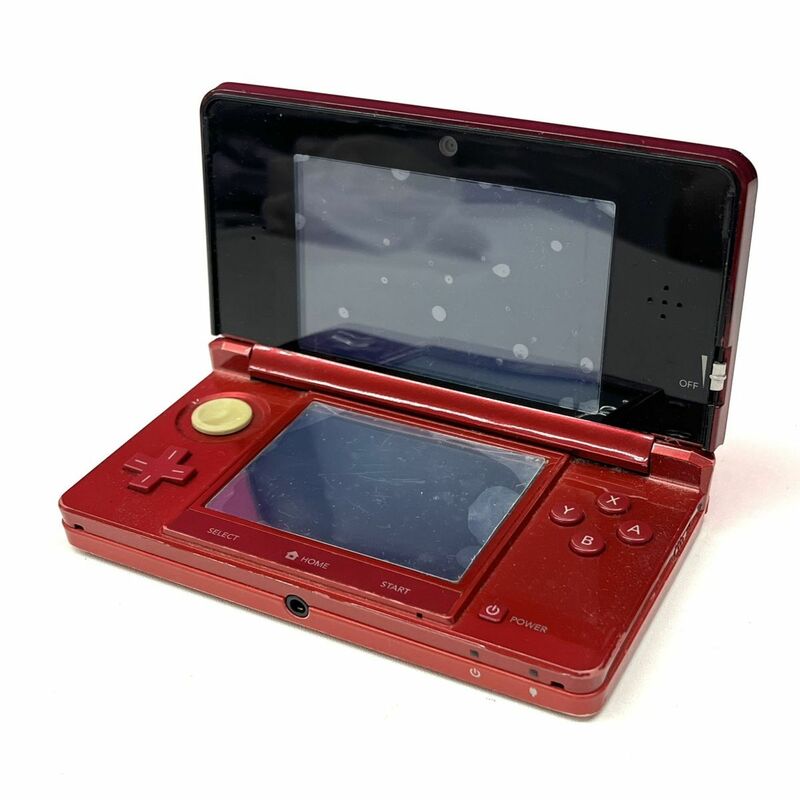 B033-C4-1265 Nintendo 任天堂 ニンテンドー 3DS CTR-001(JPN) レッド 赤