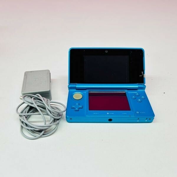 B518-K22-5666 Nintendo 任天堂 ニンテンドー / 3DS / CTR-001(JAP) ブルー 青 充電ケーブル付き ゲーム おもちゃ