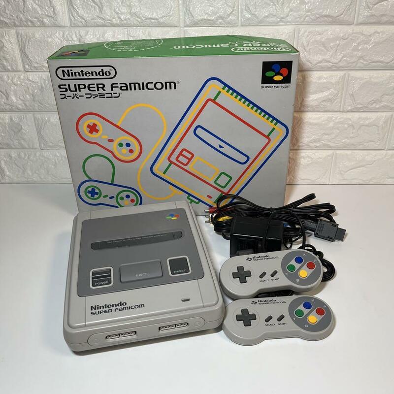 【箱付き美品】スーパーファミコン　任天堂　ケーブル付き　SFC　NINTENDO