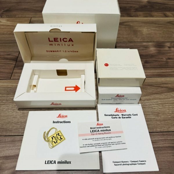 Leica minilux ライカ ミニルックス 元箱 付属品 まとめ