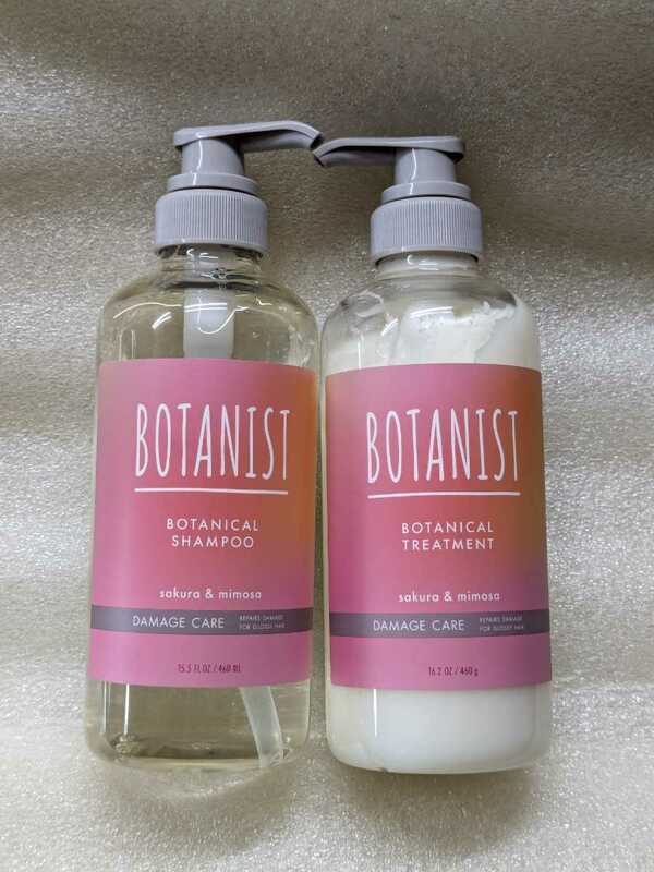 新品 24春限定 BOTANIST ボタニスト シャンプー トリートメント ボトル セット ダメージケア 460ml サクラとミモザ ヘアケア ノンシリコン