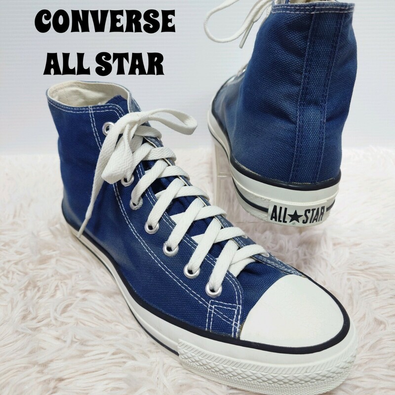 CONVERSE ALL STAR コンバースオールスター ハイカット キャンバス スニーカー シューズ 靴 28cm メンズ ネイビー 紺色