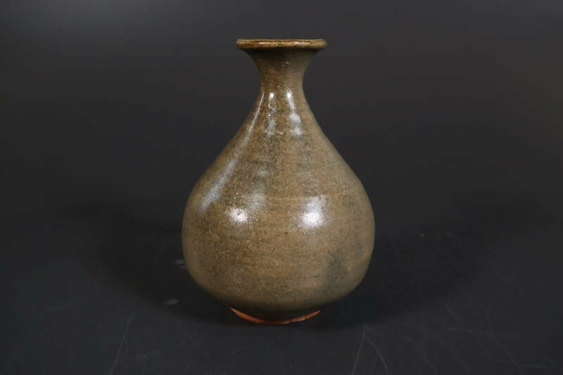 【和】(9578)　時代古作　古唐津徳利　酒器　花生　花瓶　