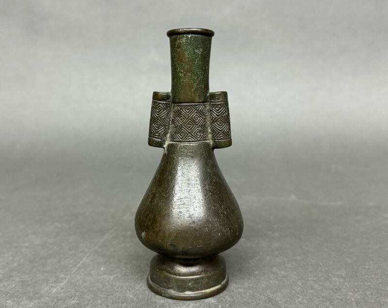 古銅 唐物 明時代 花瓶 花器 中国美術 時代品 