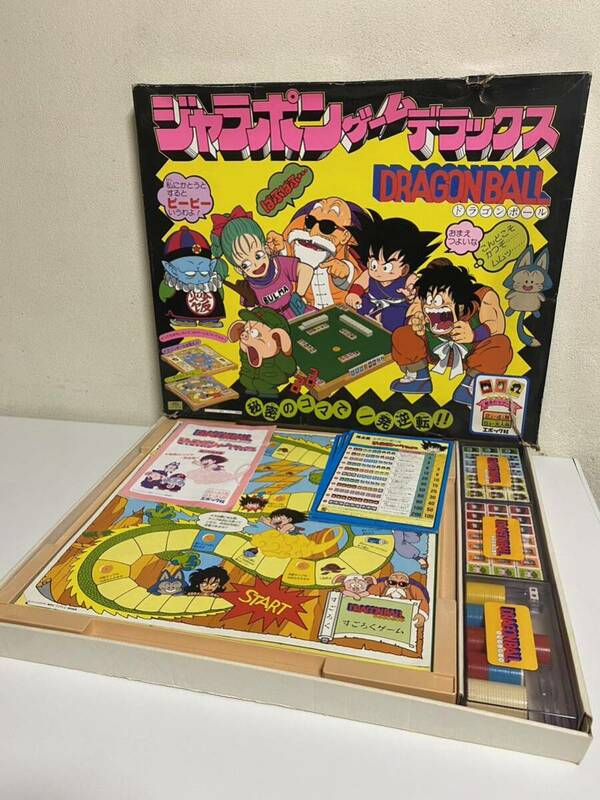 売切り！長期保管品 エポック社 ドラゴンボール ジャラポンゲーム デラックス 鳥山明 集英社 ドンジャラ 付属品アリ 当時物 昭和レトロ 