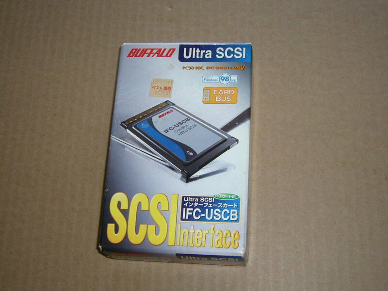 ■SCSI カード ★ BUFFALO、Ultra SCSI Interface 【 IFC-USCB 】★中古品★付属あり。