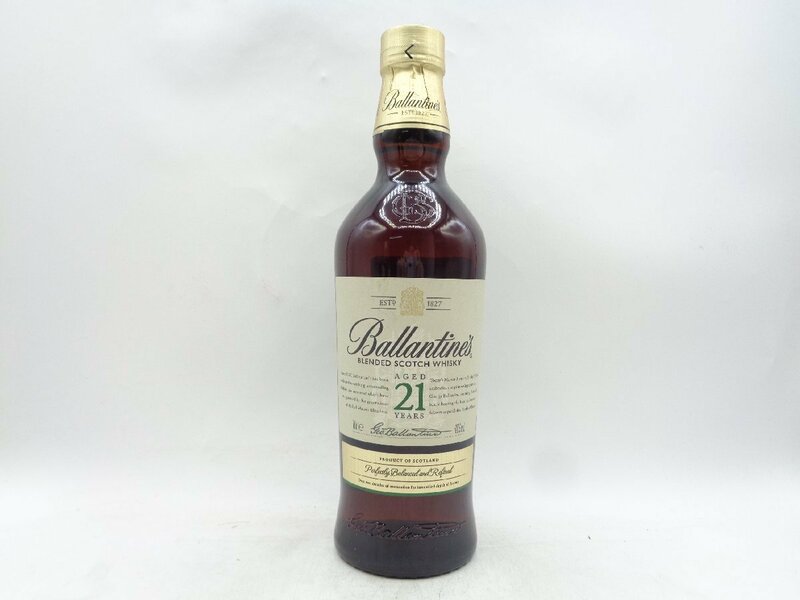 【1円】～ BALLANTINE'S 21年 バランタイン ブレンデッド スコッチ ウイスキー 未開封 古酒 700ml 40％ T56550