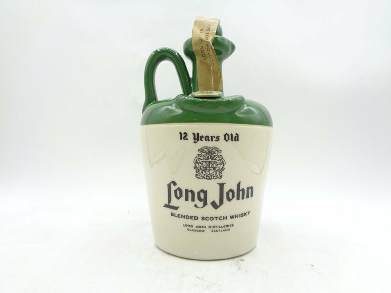 【1円】～ LONG JOHN 12年 ロングジョン 陶器 スコッチ ウイスキー 未開封 古酒 750ml 43% G27596