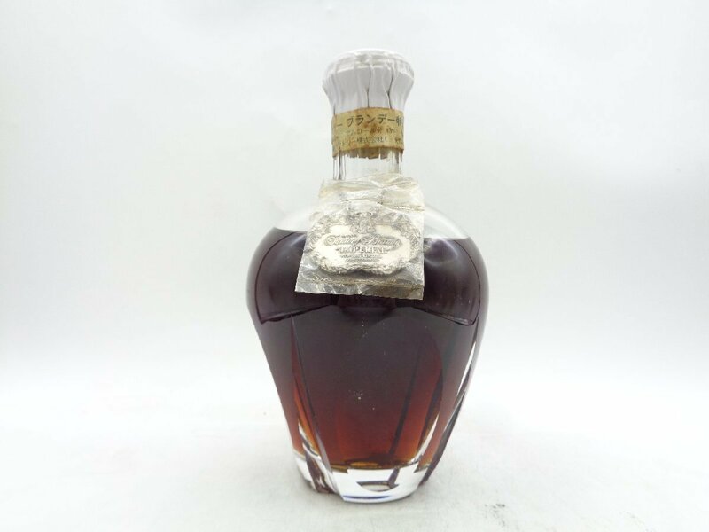 【1円】～ SUNTORY BRANDY IMPERIAL サントリー ブランデー インペリアル HOYA GLASS 国産 未開封 古酒 600ml 43％ Q017448